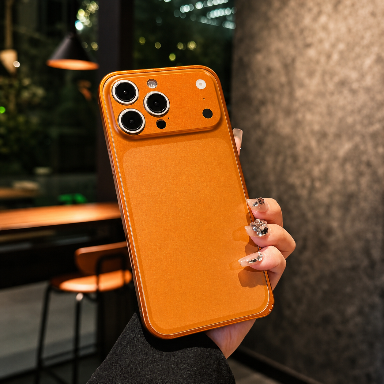 Premium iPhone Case Metal Alloy Frame Slim Protective Cover Matte Backplane Shockproof Anti Scratch Anti Fingerprint Lightweight Full Coverage