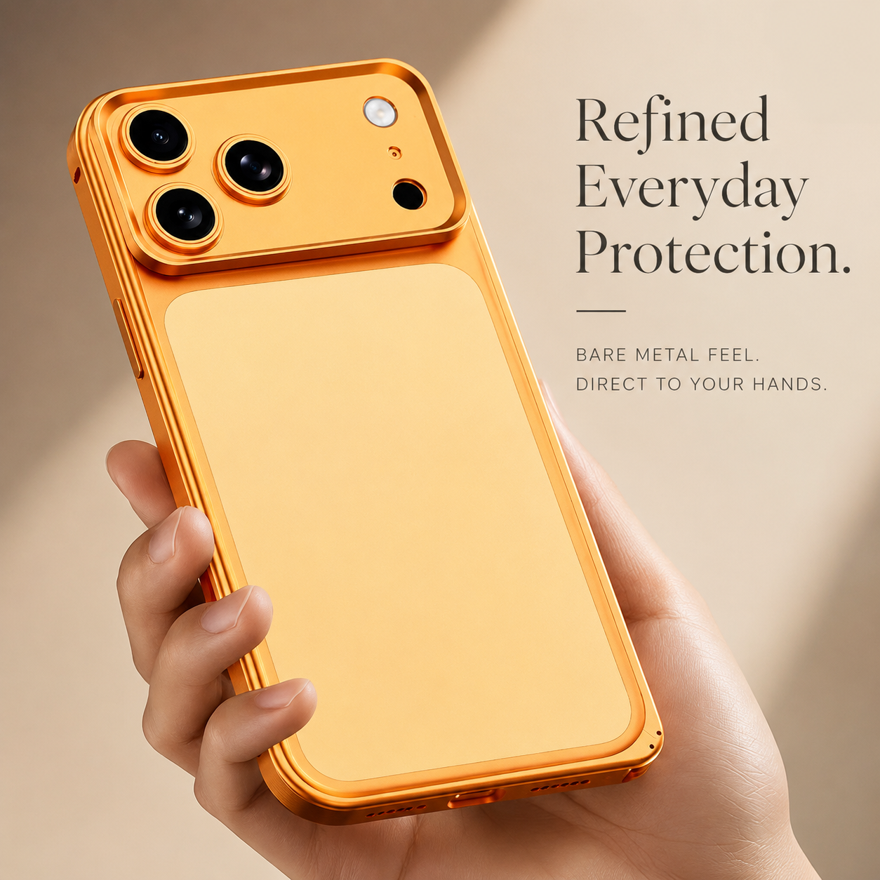 Premium iPhone Case Metal Frame MagSafe Compatible Protective Cover Heat Dissipation Design Anti Slip Grip Shockproof Camera Lens Protector Slim