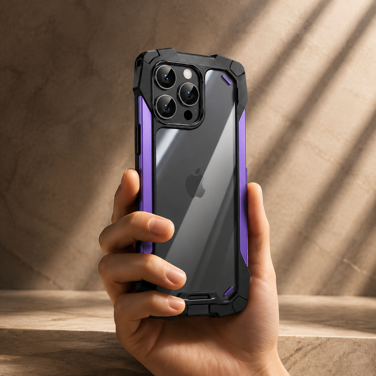 Premium iPhone Case Military Armor Shockproof Rugged Cover Dual Layer PC TPU Protective Case Anti Drop Full Body Protection Slim Design
