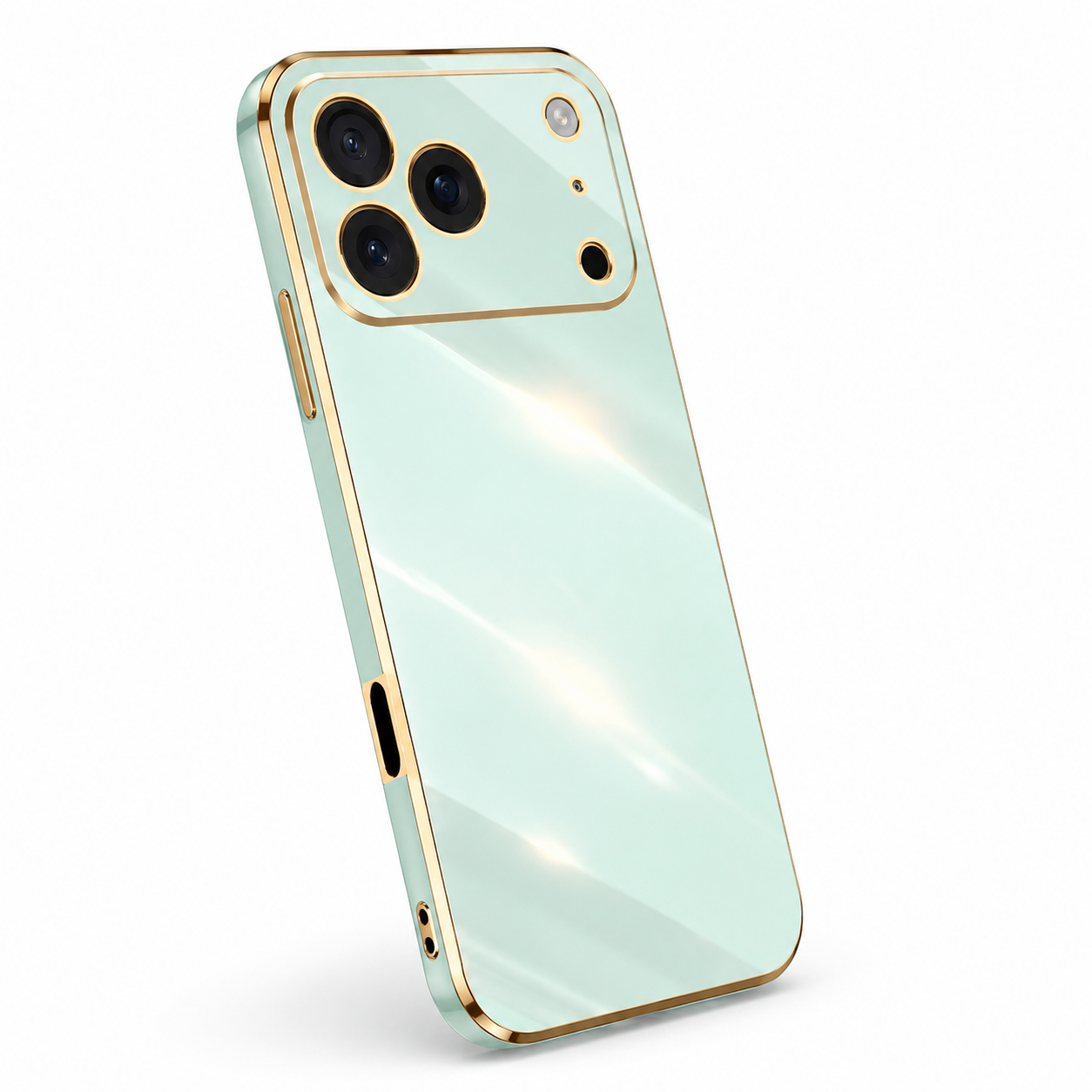 Premium iPhone Case Plating Silicone Shockproof Protective Cover Soft Liquid Silicone Anti Scratch Lightweight Slim Bumper Camera Lens Protection Full Coverage