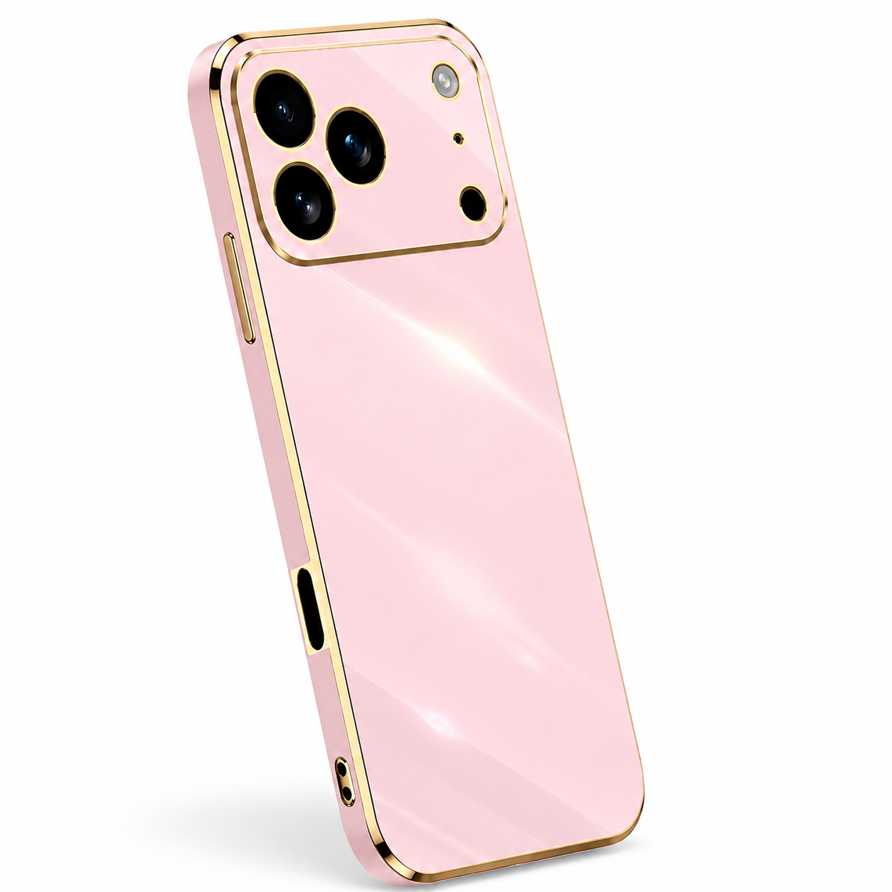 Premium iPhone Case Plating Silicone Shockproof Protective Cover Soft Liquid Silicone Anti Scratch Lightweight Slim Bumper Camera Lens Protection Full Coverage