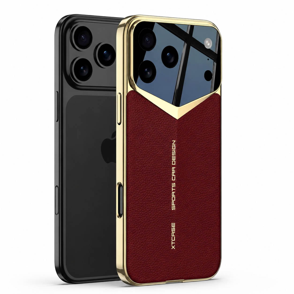 Premium iPhone Case Protective Cover Camera Lens Protection Ultra Thin Leather Shockproof Anti Fingerprint Anti Scratch Lightweight Full Coverage
