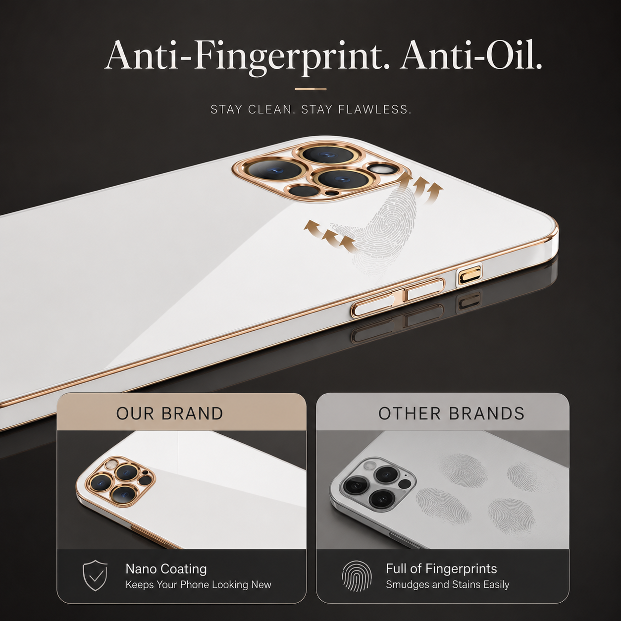 Premium iPhone Case Silicone Soft Glossy Shockproof Protective Cover Solid Color Slim Durable Scratch Resistant Stylish Design