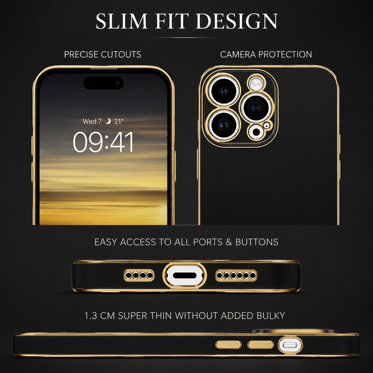 Premium iPhone Case Silicone Soft Glossy Shockproof Protective Cover Solid Color Slim Durable Scratch Resistant Stylish Design