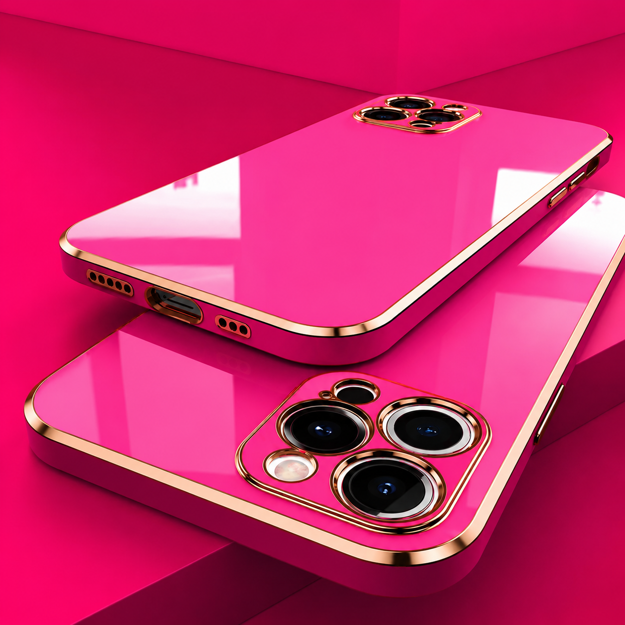 Premium iPhone Case Silicone Soft Glossy Shockproof Protective Cover Solid Color Slim Durable Scratch Resistant Stylish Design