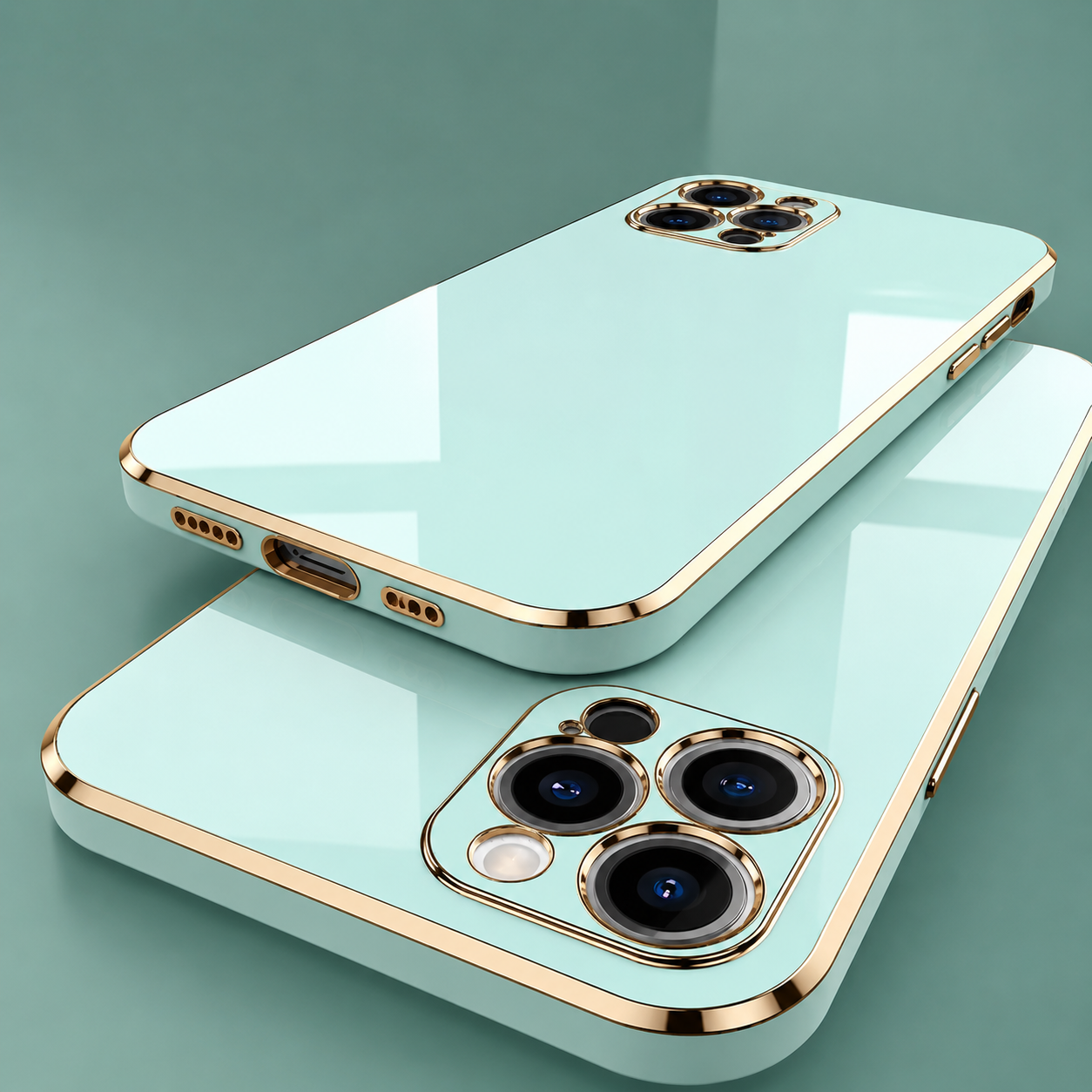 Premium iPhone Case Soft Silicone Plating Cover MagSafe Compatible Solid Color Shockproof Anti Scratch Slim Lightweight Non Slip Design