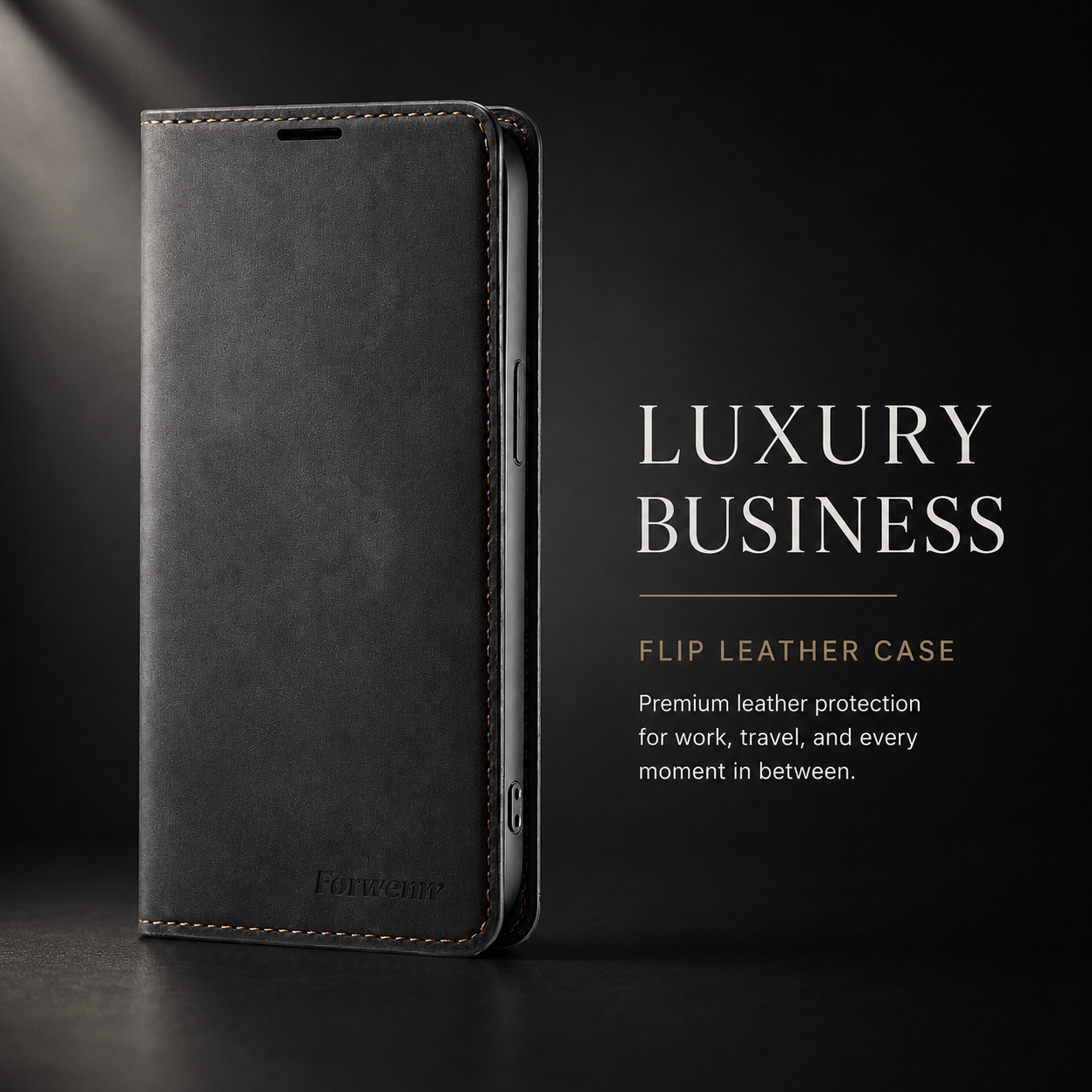 Premium iPhone Case Suede Leather Wallet Flip Cover Card Holder Magnetic Closure Shockproof Full Body Protection Slim Protective Design