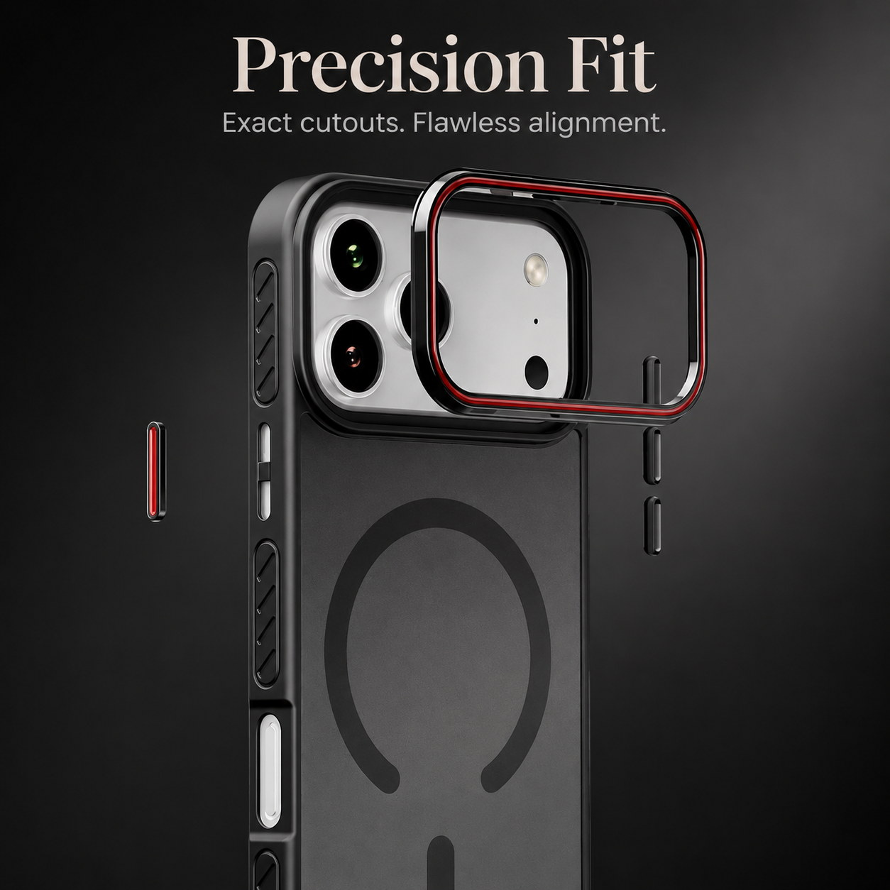 Premium iPhone Case Transparent Matte MagSafe Compatible Magnetic Protective Cover Shockproof Frame Camera Lens Protector Slim Design
