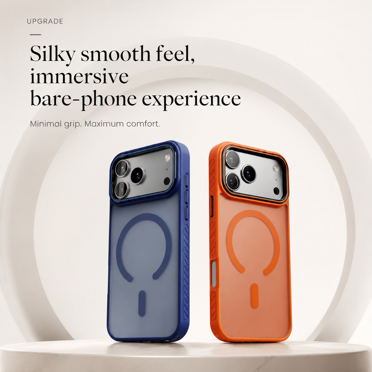 Premium iPhone Case Transparent Matte MagSafe Compatible Magnetic Protective Cover Shockproof Frame Camera Lens Protector Slim Design