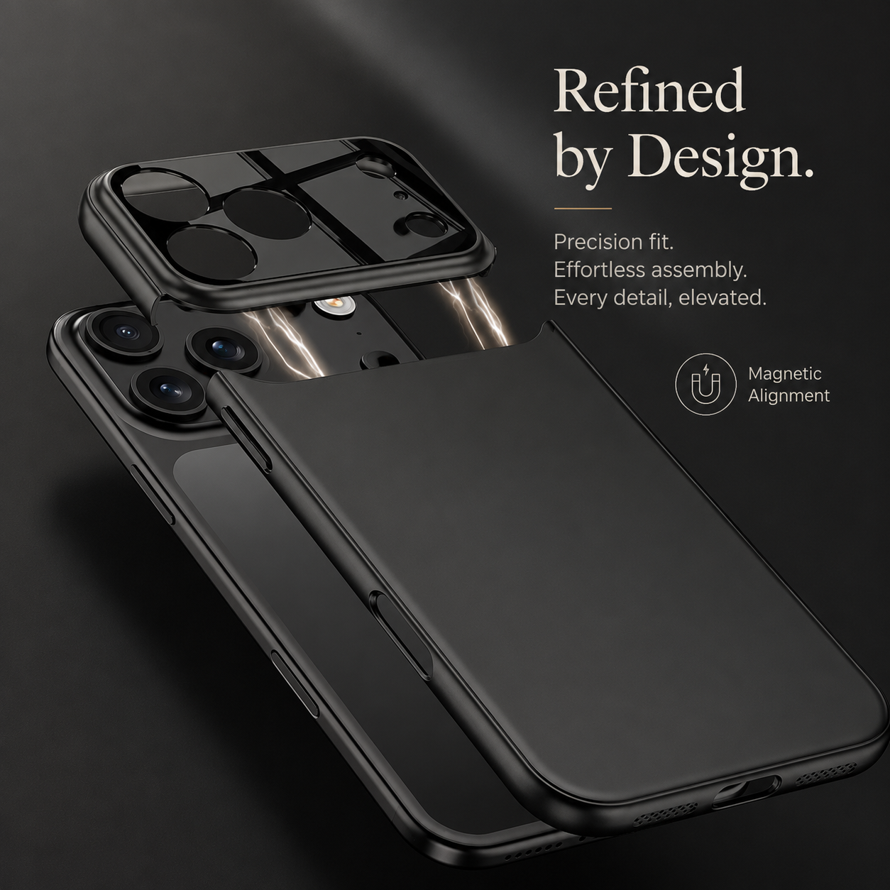 Premium iPhone Case Two Tone Spliced Slim Hard Shell Protective Cover Camera Lens Protection Anti Fingerprint Anti Scratch Non Slip Full Coverage 2. Product Description