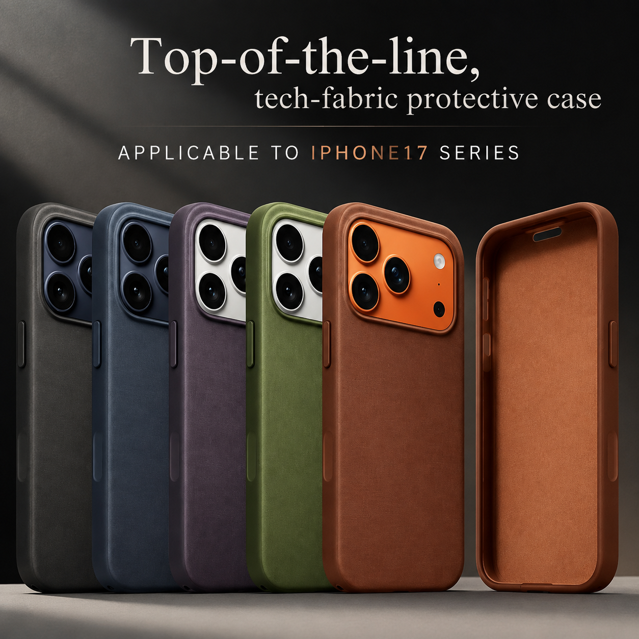 Premium iPhone Case Woven Fabric MagSafe Magnetic Protective Cover Wireless Charging Compatible Anti Fingerprint Non Slip Waterproof Shockproof Full Coverage