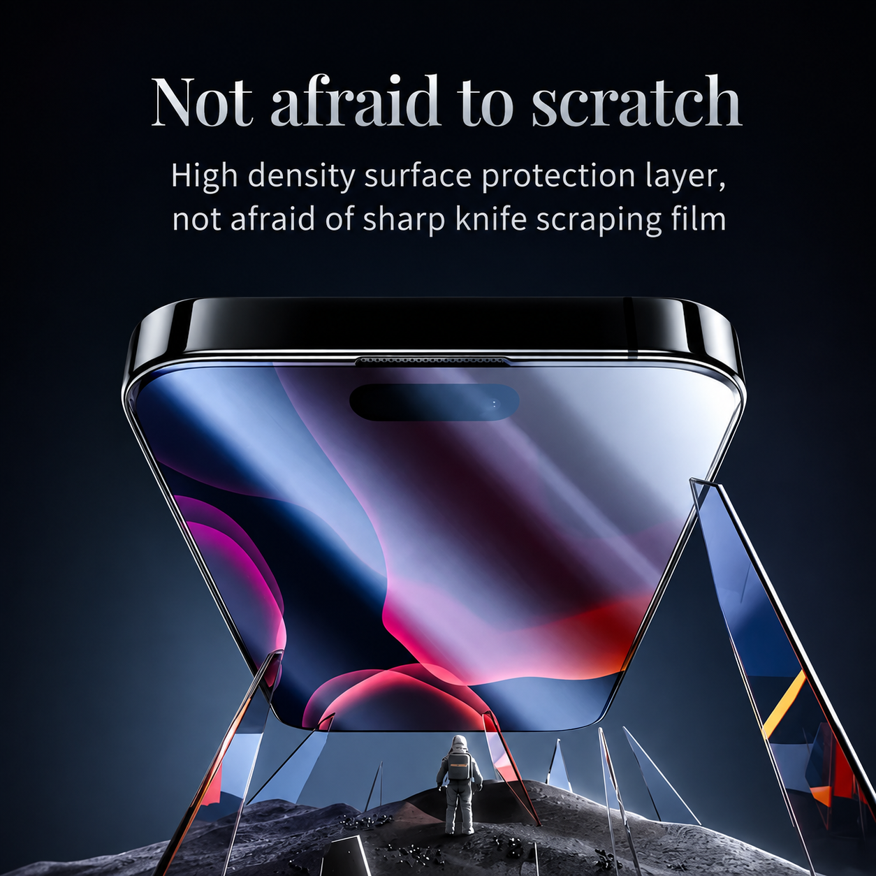Premium iPhone Screen Protector Tempered Glass HD Clear Anti Fingerprint Scratch Resistant Bubble Free Shatterproof Ultra Thin Case Friendly