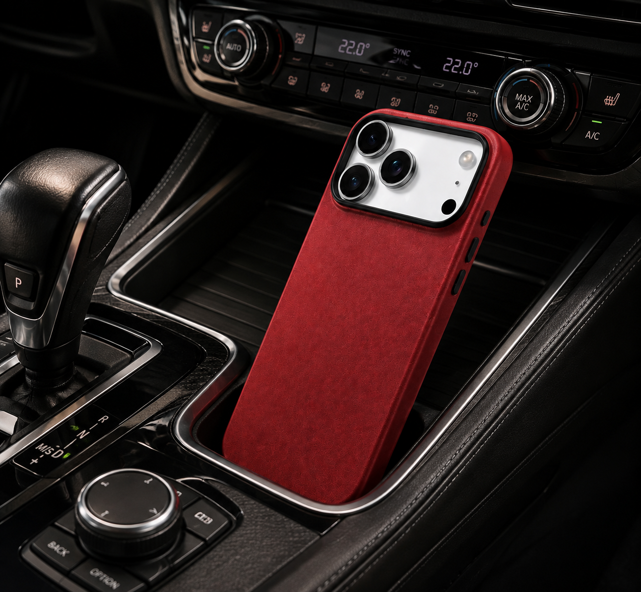 Premium Luxury iPhone Case MagSafe Compatible Genuine Leather Slim Fit Cover Shockproof Full Coverage Anti Fingerprint Non Slip Durable Design