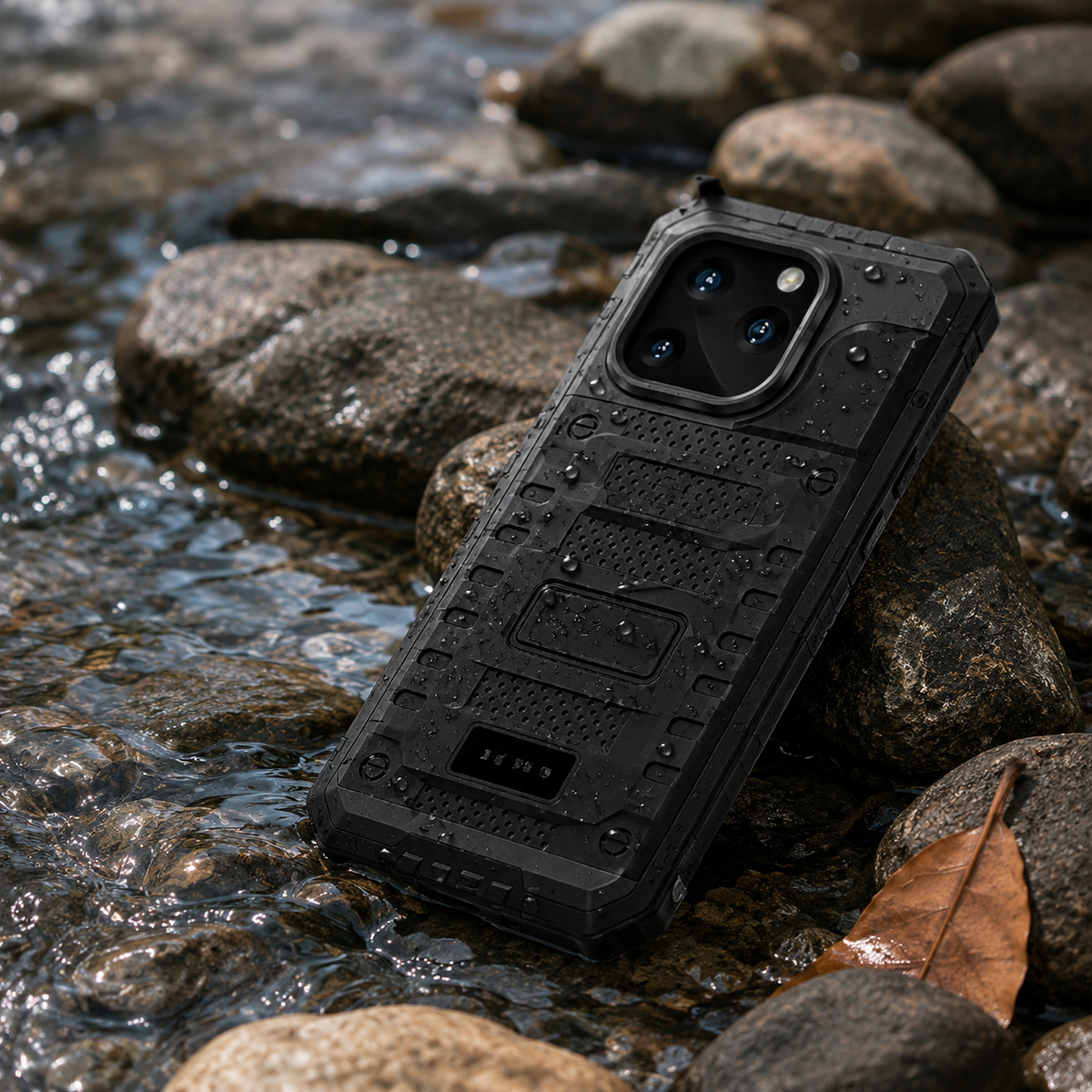 Premium Luxury iPhone Case MagSafe Compatible IP68 Waterproof Aluminum Armor Cover Shockproof Full Body Protection Camera Lens Guard Rugged Design Finish