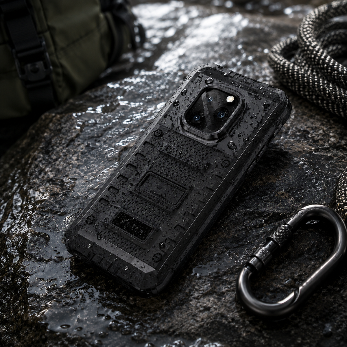 Premium Luxury iPhone Case MagSafe Compatible IP68 Waterproof Aluminum Armor Cover Shockproof Full Body Protection Camera Lens Guard Rugged Design Finish