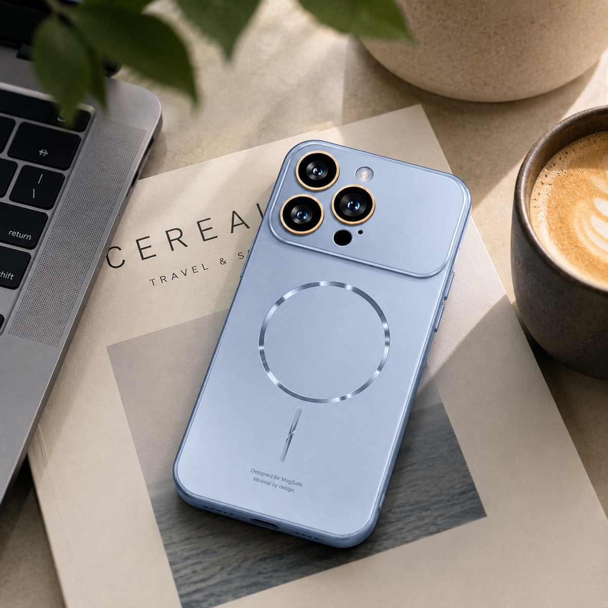 Premium Luxury iPhone Case MagSafe Compatible Matte Magnetic Cover Hard Back Shockproof Camera Protection Anti Fingerprint Ultra Thin Slim Design Finish