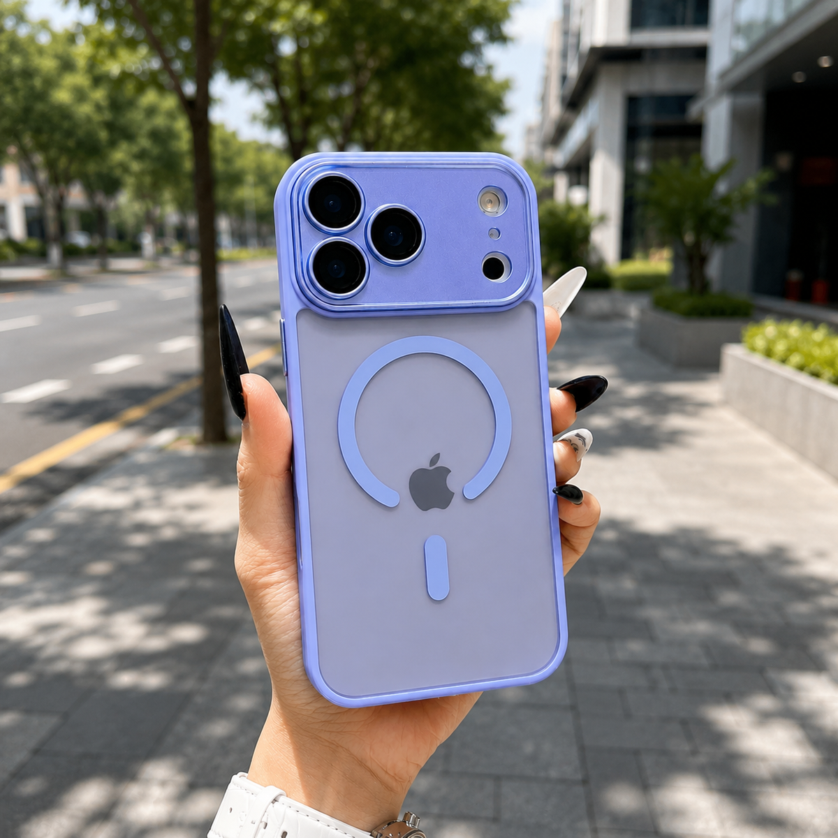 Premium Luxury iPhone Case MagSafe Compatible Matte Magnetic Translucent Cover PC TPU Hybrid Shockproof Anti Fingerprint Protective Durable Design Finish