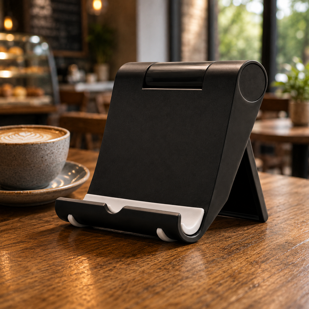 Premium Magnetic Phone Holder Stand Adjustable Foldable Desk Phone Stand Anti-Slip Mobile Phone Holder Ergonomic Viewing Stand Compatible with iPhone