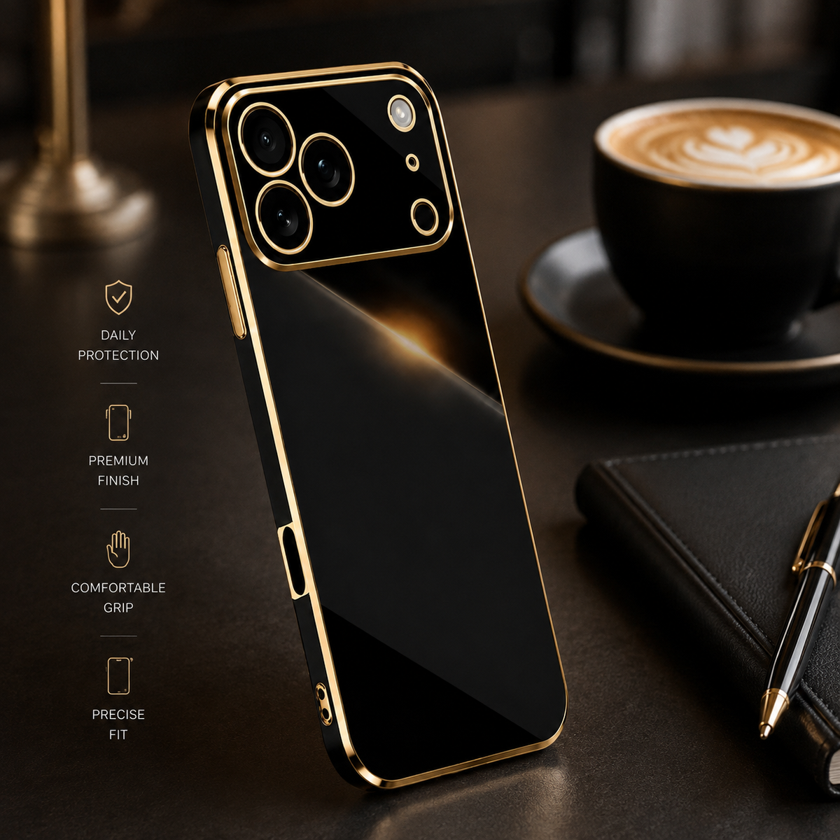 Premium iPhone Case Liquid Silicone Shockproof Protective Cover Anti Fingerprint Anti Scratch Soft Touch Bumper Full Coverage Slim Design