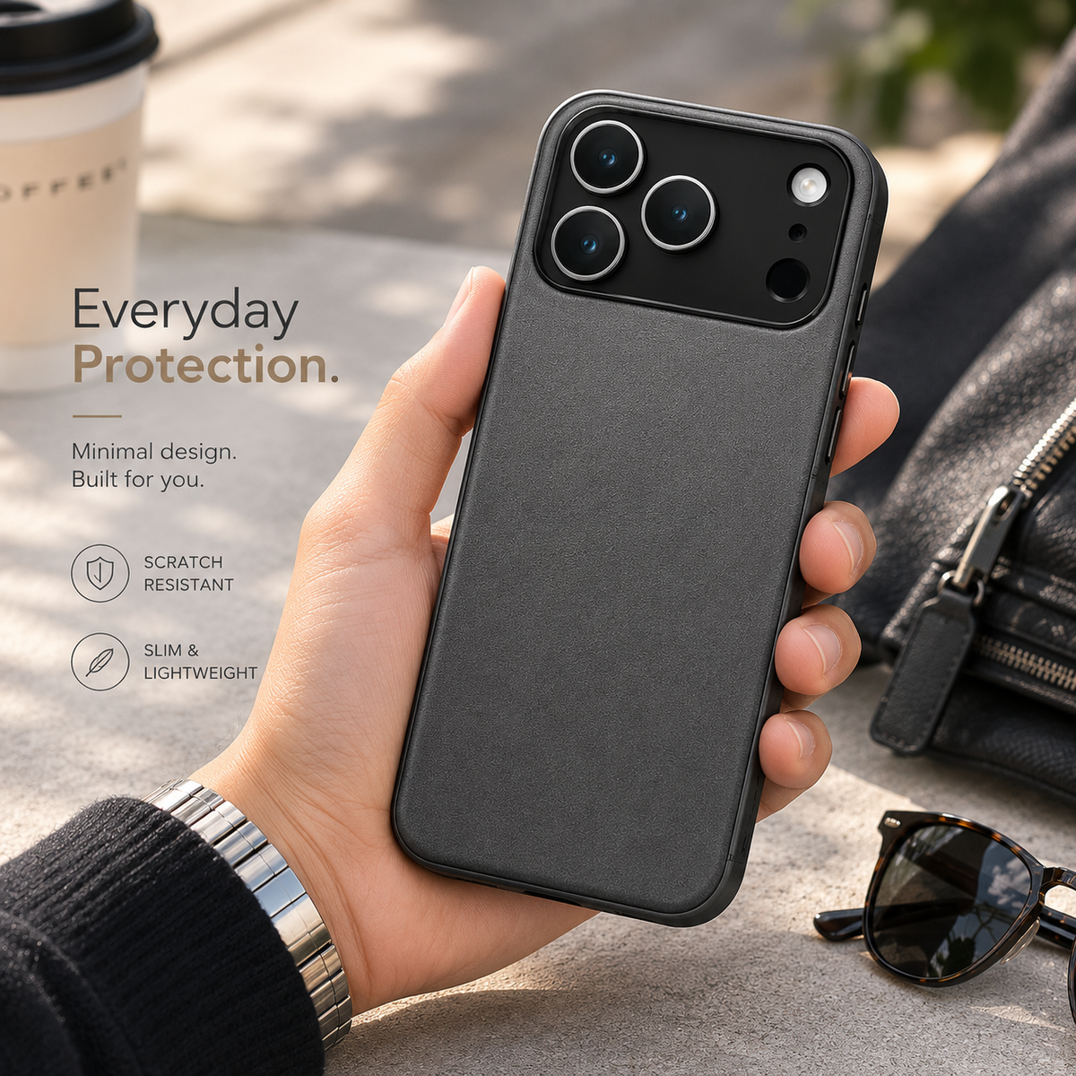 Premium iPhone Case MagSafe Compatible Magnetic Car Holder Shockproof Protective Cover Anti Fingerprint Slim Full Coverage Camera Lens Protection