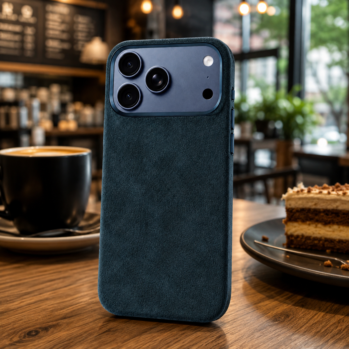 Premium iPhone Case MagSafe Compatible Magnetic Leather Protective Cover Camera Lens Protection Anti Fingerprint Washable Full Coverage Slim Design