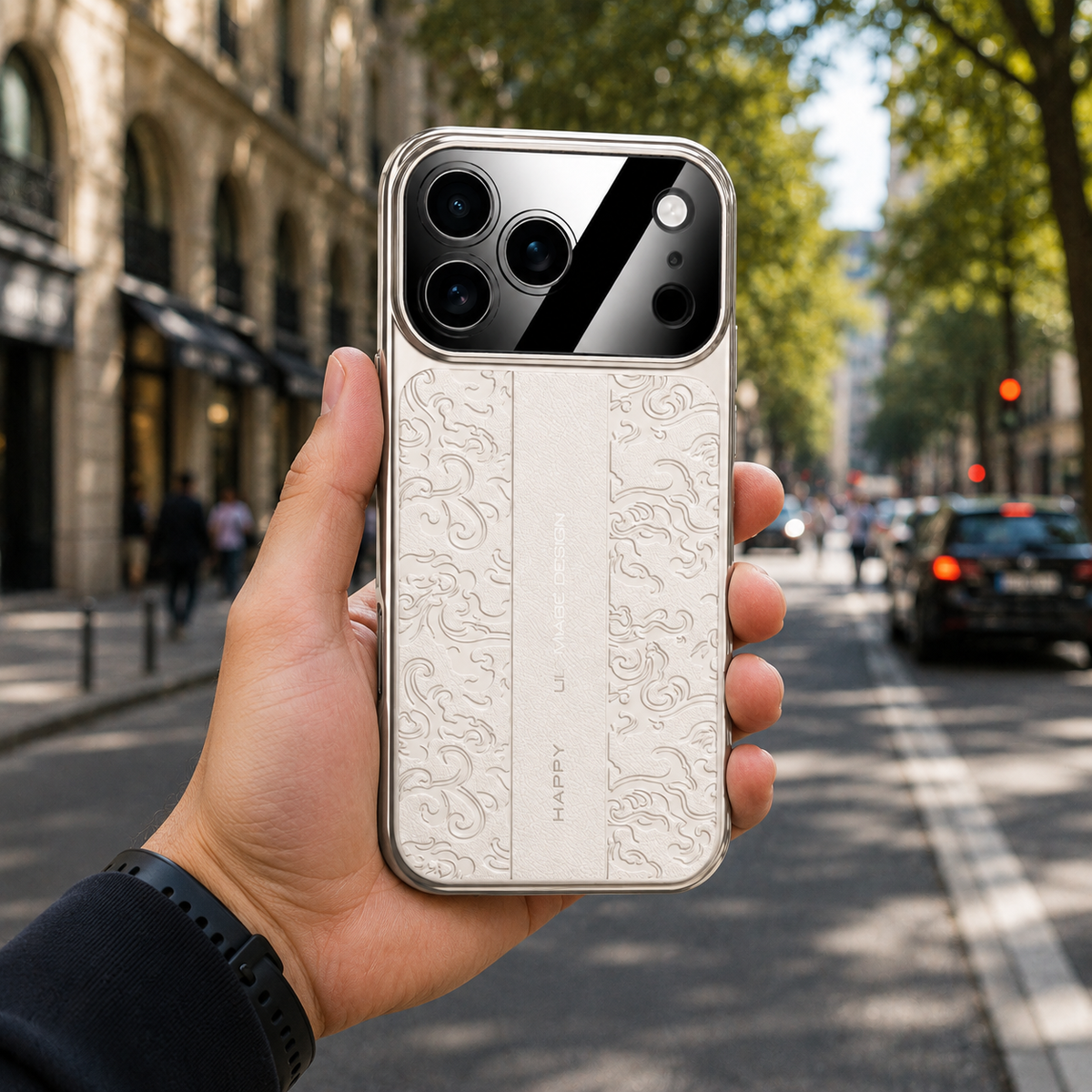 Premium iPhone Case Magnetic Leather Protective Cover Shockproof Camera Lens Protection Anti Scratch Anti Fingerprint Soft TPU Full Coverage