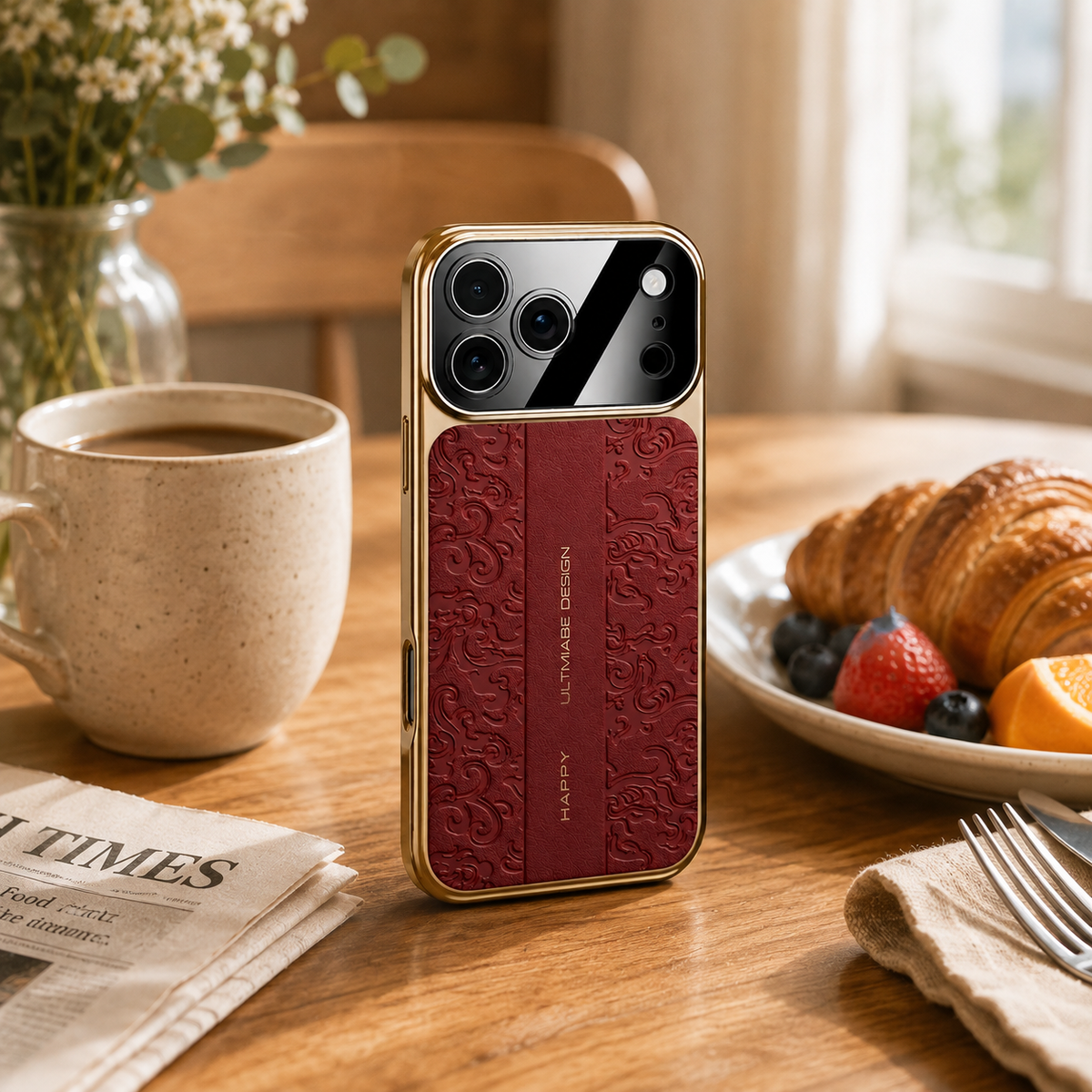 Premium iPhone Case Magnetic Leather Protective Cover Shockproof Camera Lens Protection Anti Scratch Anti Fingerprint Soft TPU Full Coverage