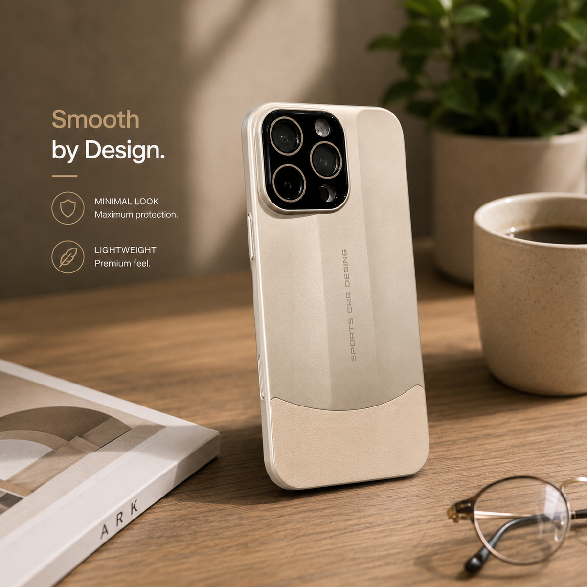 Premium iPhone Case Matte Leather Protective Cover Camera Lens Protection Anti Scratch Anti Fingerprint Slim Hard Back Non Slip Full Coverage