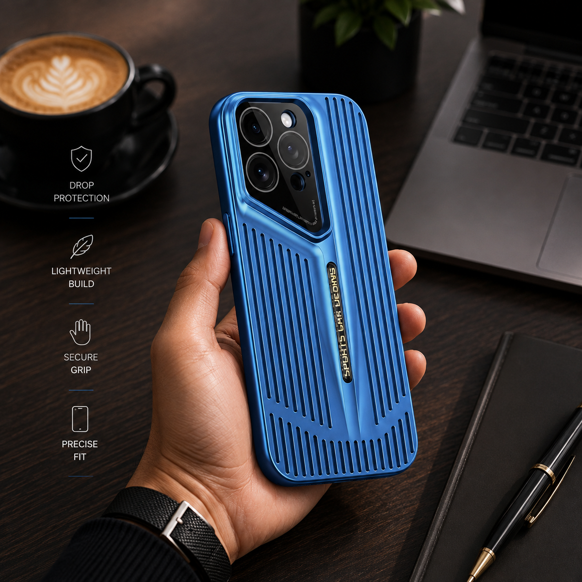 Premium iPhone Case Ultra Thin Heat Dissipation Cooling Protective Cover Shockproof Anti Scratch Camera Lens Protection Slim Transparent Design