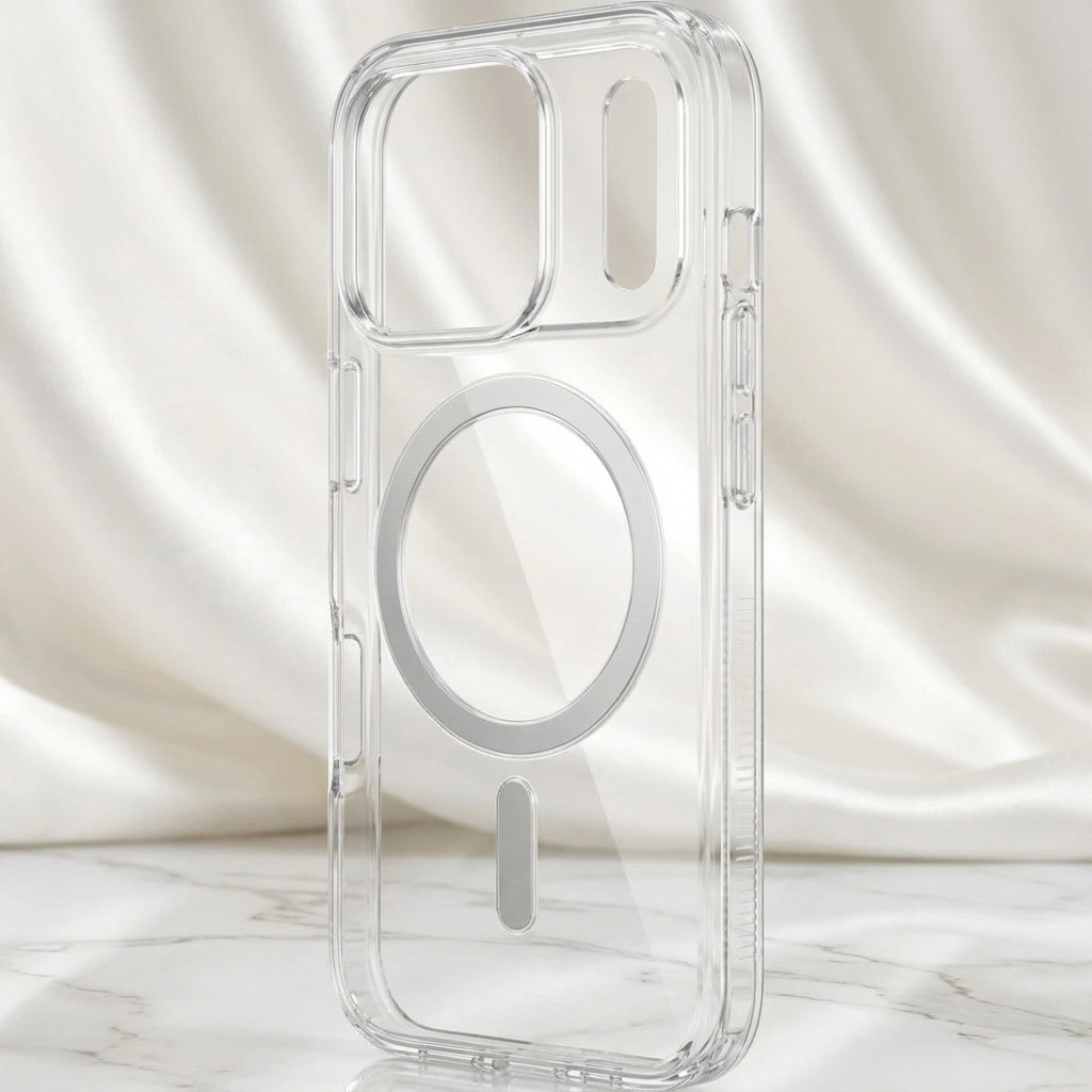 Transparent Slim Phone Case Clear Cover Compatible with iPhone 17 Pro Max