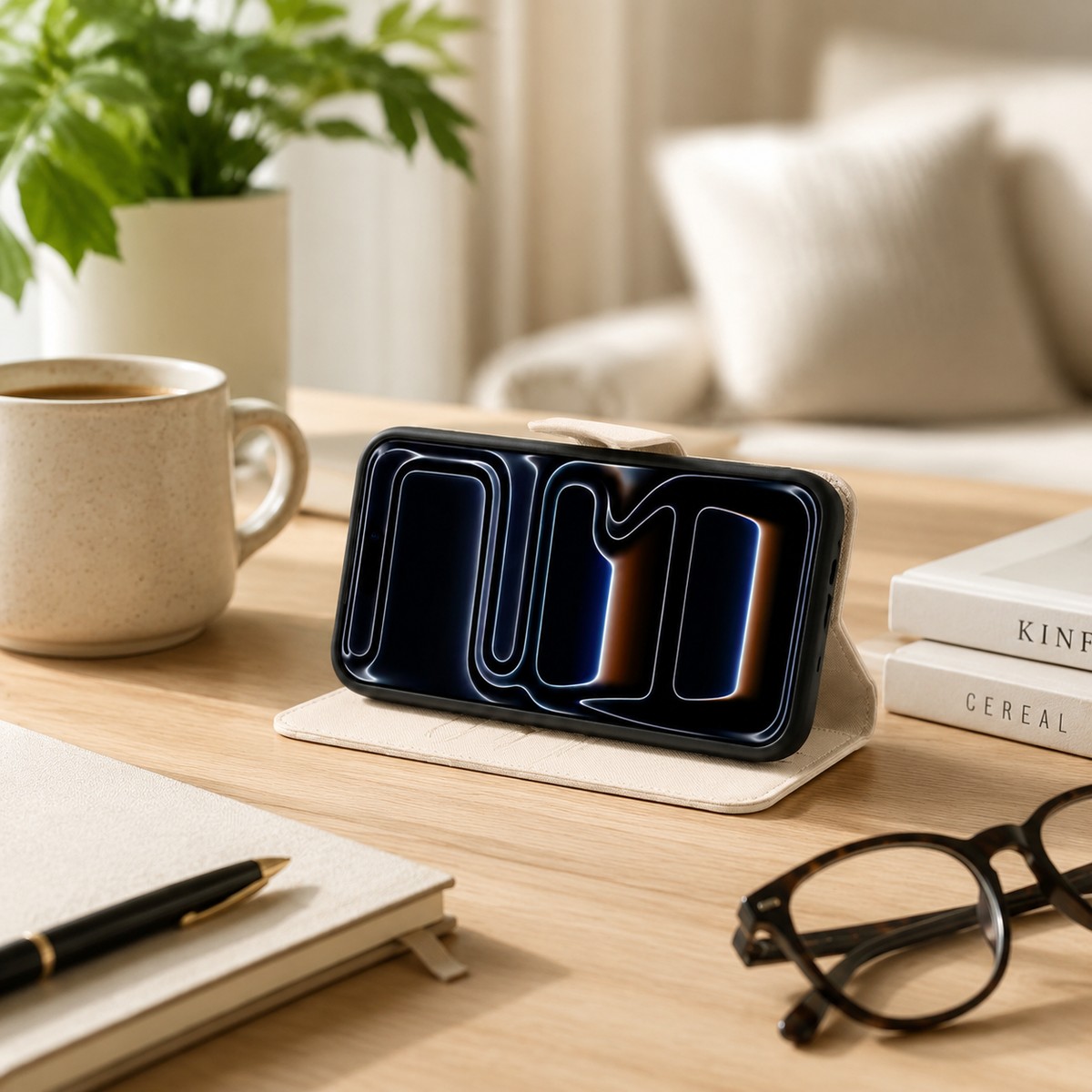 Premium iPhone Case MagSafe Compatible PU Leather Wallet Cover Magnetic Shockproof Protective Case Card Holder Anti Scratch Full Coverage Slim Design